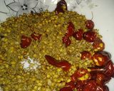 A picture of step 2 of Chicken masala kaleji.