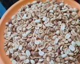 A picture of step 2 of Gun powder (for iddli and dosa side dish).
