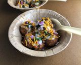 A picture of step 5 of Dahi Pakodi Chaat.