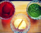 A picture of step 1 of Fish Cooked in Beetroot & Chutney.