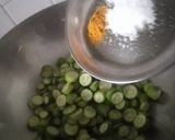 A picture of step 4 of Tindola-chhola Sabzi Chettinad Style.