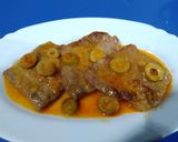 Foto del paso 7 de la receta: Filetes de ternera en salsa con aceitunas