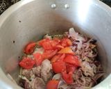 A picture of step 6 of Mutton Do Pyaza.