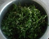A picture of step 2 of Spinach #Authormarathon#.