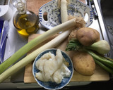 Foto del paso 1 de la receta: Porrusalda con bacalao