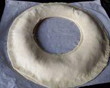 A picture of step 4 of Puff Pastry Roscón de Reyes Filled with Almond Cream.