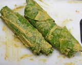 A picture of step 8 of Patra (Alu Vadi).