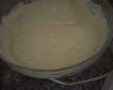 A picture of step 6 of White forest cake#mycreativewhiteforestrecp.chocolate flower.