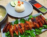 Foto langkah ke 9 dari resep Roasted Chicken with hainan Rice ala Singapore.