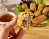 Foto del paso 6 de la receta 🐟🐠🐡 Croquetas de atún, arroz y verdeo al horno 🐡🐠🐟