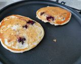 A picture of step 6 of Mom's Sunday morning pancakes.