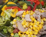অয়েল ফ্রী চিকেন স্যালাড(oilfree chicken salad recipe in Bengali) রেসিপি ধাপ - 2 ছবি
