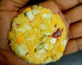 A picture of step 4 of Cabbage vadai.