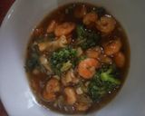 Foto langkah ke 3 dari resep Cah Brokoli Udang.
