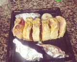 Foto del paso 8 de la receta: Chuleta de Centro (rack) al horno con papas rellenas