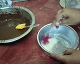 कढ़ाई फ्रेश एगलेस चॉकलेट केक(kadai fresh eggless chocolate cake recipe in hindi) रेसिपी चरण 4 फोटो