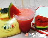 รูปขั้นตอนการทำที่ 3 ของ น้ำแตงโมปั่น