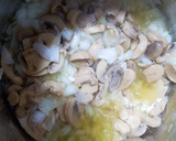 Foto del paso 8 de la receta: Arroz integral con tortilla, jamón cocido y champis😋🍴