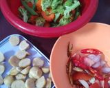 Foto langkah ke 1 dari resep Capcay sayur bakso tempe.