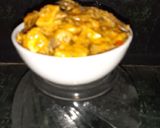 A picture of step 4 of Paneer Handi😋.