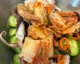Hình bước làm 4 của món Bạch Tuộc Trộn Kim Chi