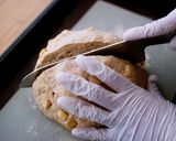 A picture of step 6 of No Yeast Whole Wheat Bread with Cheese.