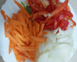 Foto del paso 1 de la receta: Wok con verduras y pollo al curry🍗🍗