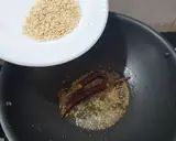 A picture of step 2 of Sweet potato masala fry.