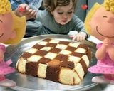 صورة لخطوة 6 من وصفة كيكة الشطرنج