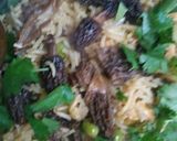 A picture of step 11 of Gucchi Pulao Morel Mushroom Pulao.