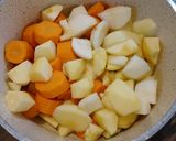 عکس مرحله 2 از دستور مارمالاد چند میوه🍎🥕🍑🍐