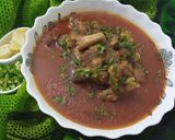 A picture of step 5 of Mutton trotter (bakray k paye).