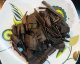 Hình bước làm 1 của món Solf Nama chocolate