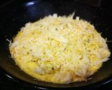 Foto del paso 5 de la receta: Pastel de coliflor al horno con jamón dulce a la plancha