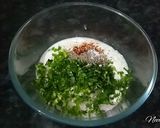 A picture of step 2 of Suji ke pakode.