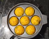 A picture of step 10 of Masala Kuzhipaniyaram.