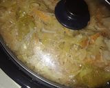 A picture of step 3 of Lucky New Year's Crockpot Pork and Kraut.