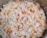 Foto del paso 3 de la receta: Pastel de calabaza y pollo