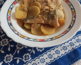 Foto del paso 7 de la receta: Merluza a la sidra con almejas y patatas