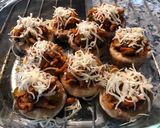 Foto del paso 8 de la receta: Champiñones rellenos de carne al horno