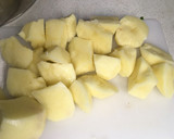 Foto del paso 2 de la receta: Espinacas con papas y porotos