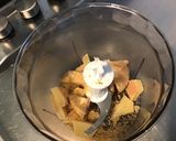 Une image de l'étape 2 de Saucisses fumées gratinées pecorino, persil et tête de moine.