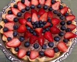 Foto del paso 13 de la receta: Tarta de frutos rojos con pastelera de chocolate