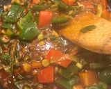 A picture of step 6 of Chilli chicken.