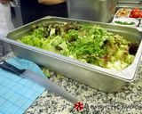 Φωτογραφία βήματος 4 της συνταγής Πανδαισία νωπών λαχανικών σε φωλιά παρμεζάνας