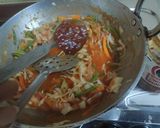 A picture of step 6 of American chopsuey.