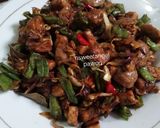 Foto langkah ke 4 dari resep Tumis tempe kacang panjang menggoda.