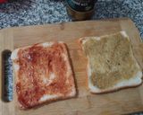A picture of step 2 of Vegetable Curd Sandwich.