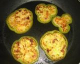 A picture of step 5 of Sliced  Stuffed capsicum.