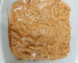 A picture of step 14 of Chicken kebab makhani pasta.